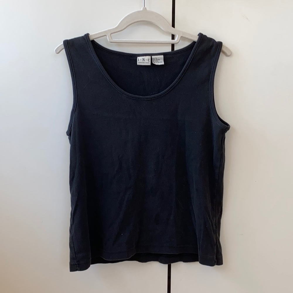 Black tank top